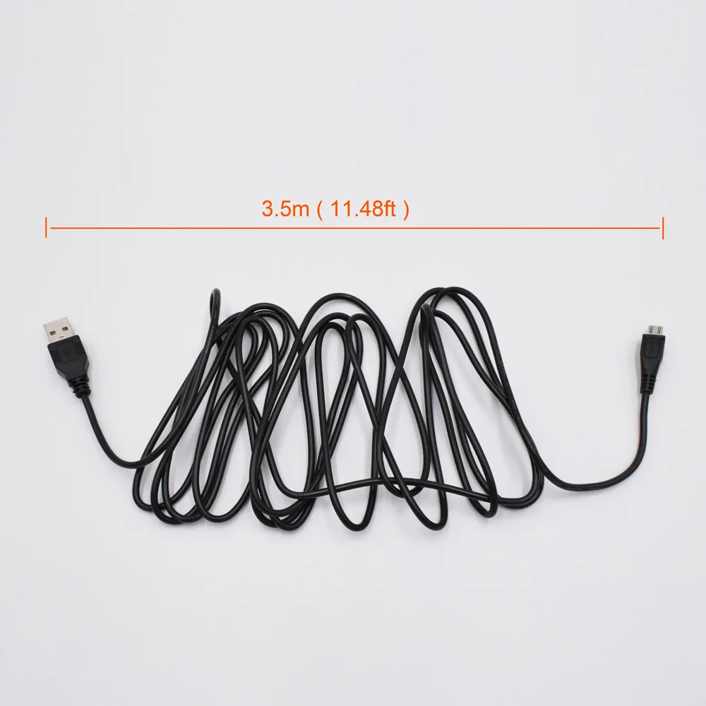 XCGaoon 3 5 метр футов микро USB автомобильный зарядный кабель (прямой порт) для