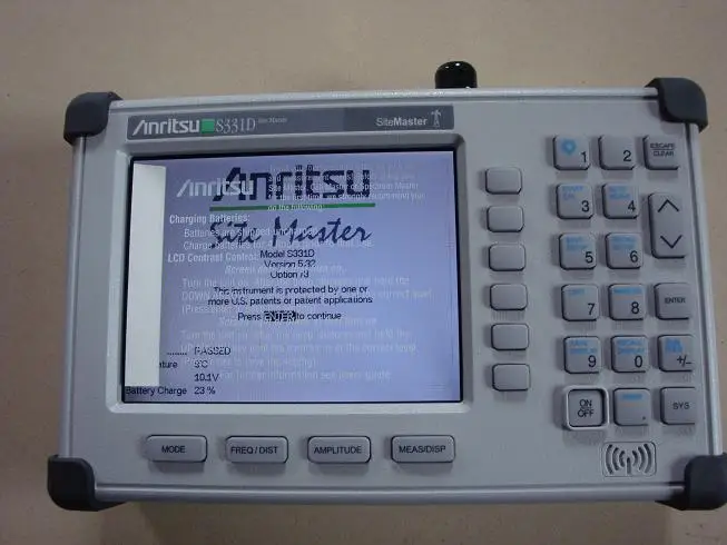 DHL Бесплатная доставка 100% Новый Anritsu S331D сайт мастер кабель и антенна анализатор с