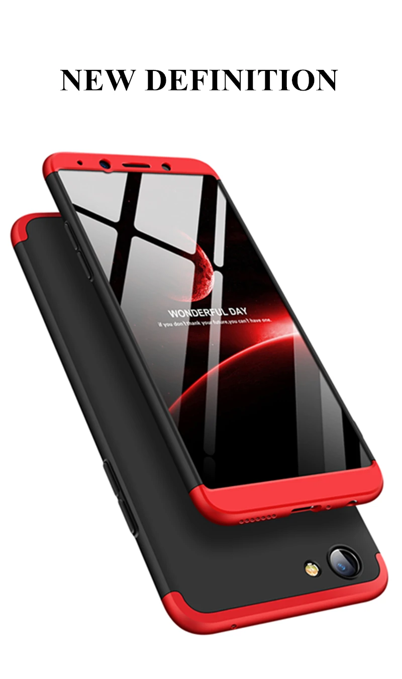 For OPPO Realme 1 F7 Youth Armor Coque 360 Full Protection Case Luxury Hard PC 3 In Back Cover |