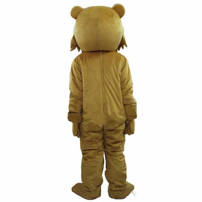 

Factory sale Brown Bear Adult Mascots mascot Costume Fancy Dress Free Shipping