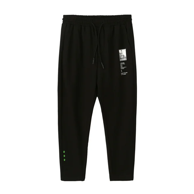 Mark Fairwhale summer young men casual fashion zipper cozy breathable simple loose style long wide leg pants 718223022038 | Мужская