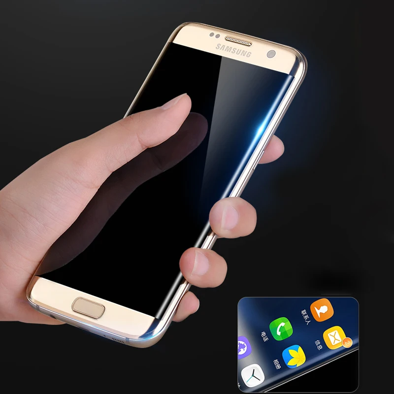3D изогнутые полное покрытие закаленное Стекло для samsung Galaxy S7 S8 S9 Экран Защитная