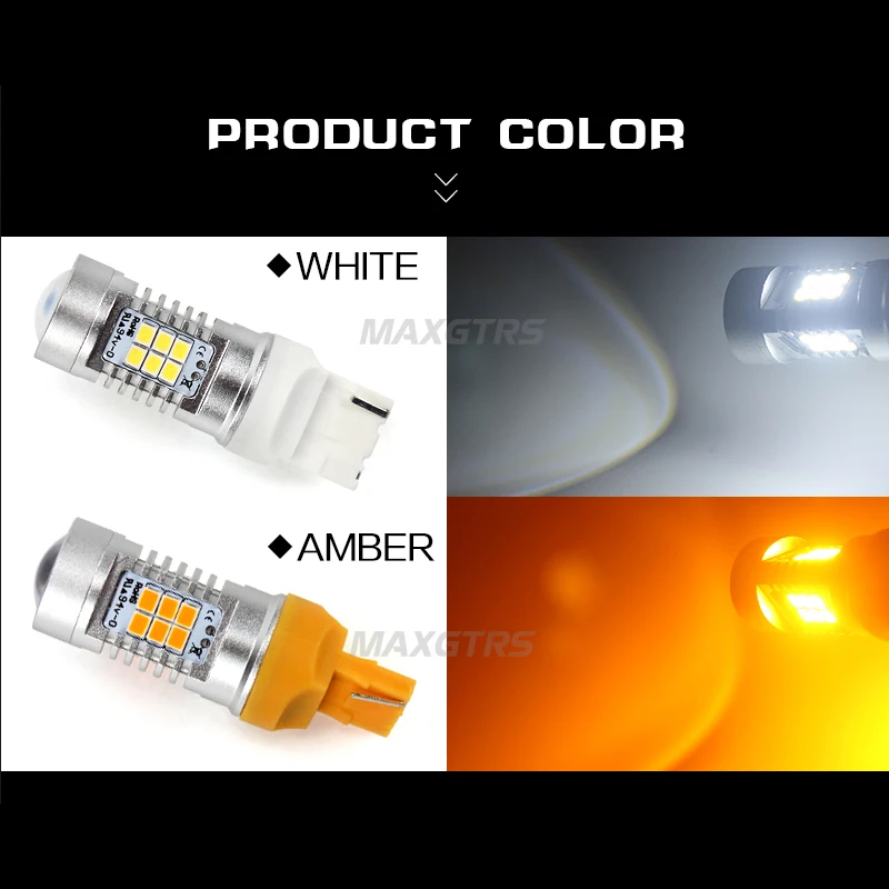 2 шт. светодиодные лампы для указателей поворота T20 W21W 7440|bulb led|bulb led t20bulb t20 |