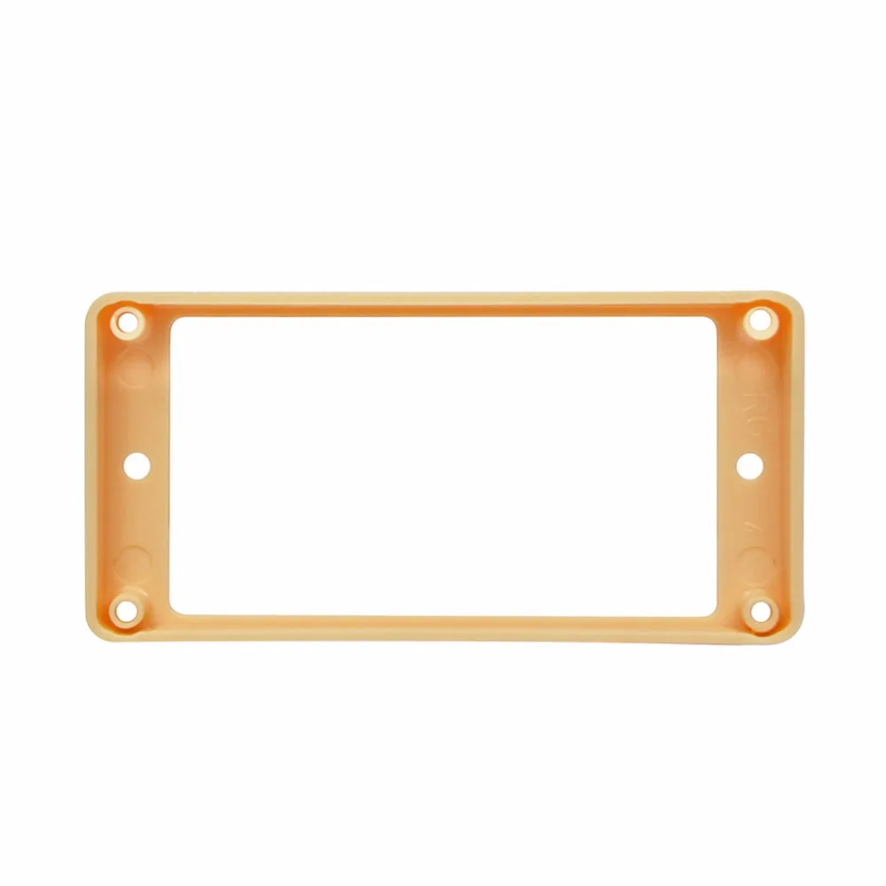 FLEOR 10 Sets of Cream ABS Curved Guitar Humbucker Pickup Frame Mounting Rings Bridge &amp Neck for LP | Спорт и развлечения