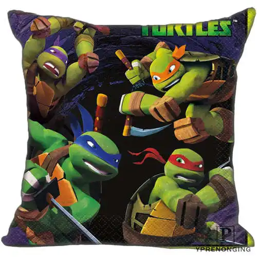 Pillowcase Best Custom Teenage-Mutant-Ninja-Turtles(1) Наволочка на подушку, спальня Home Square Наволочка на молнии(одна сторона)#190404-1-10 - Цвет: Pillowcase