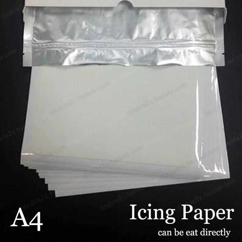 5 листов съедобные сахарные бумаги Глазированная бумага для украшения кексов