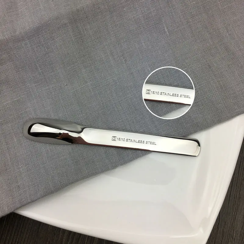 1810 кофейная десертная ложка из нержавеющей стали перемешивающая глубокие