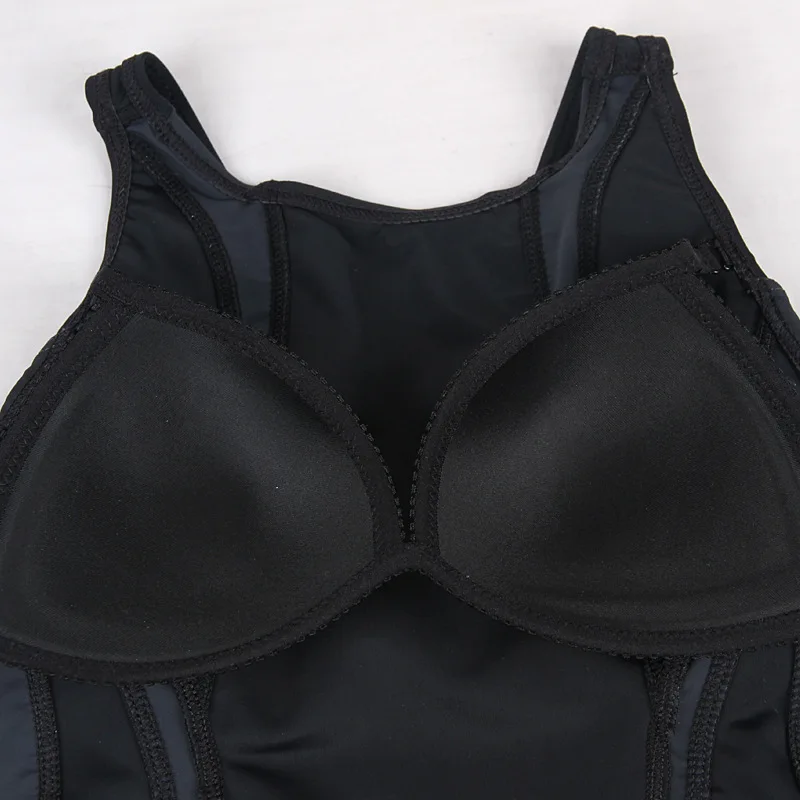 2017 мода Тело скульптуры купальник слитный женский больших размеров купальники