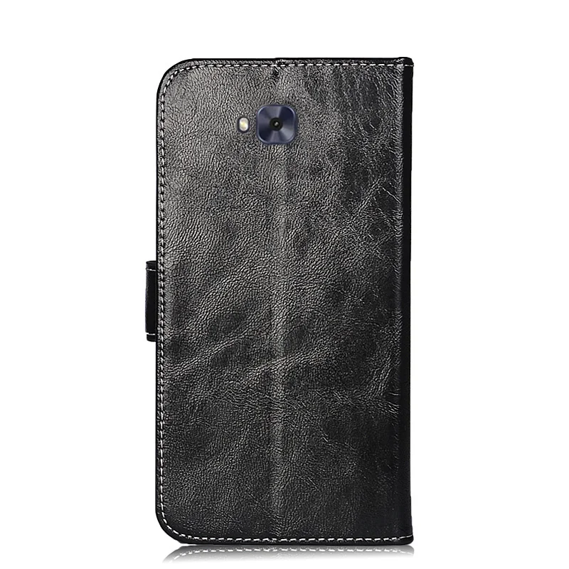 Роскошный кожаный чехол для Asus Zenfone 4 селфи zd553kl zb553kl 5.5 дюймов кошелек откидная