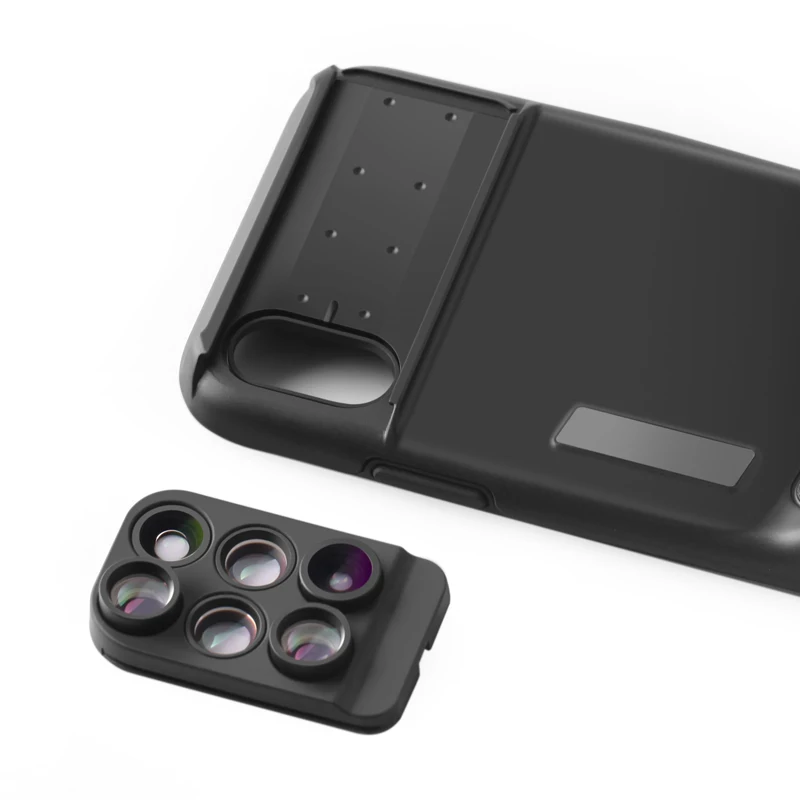 2018 Новинка для iPhone X линза двойной камеры с Bluetooth + рыбий глаз Широкоугольный макро
