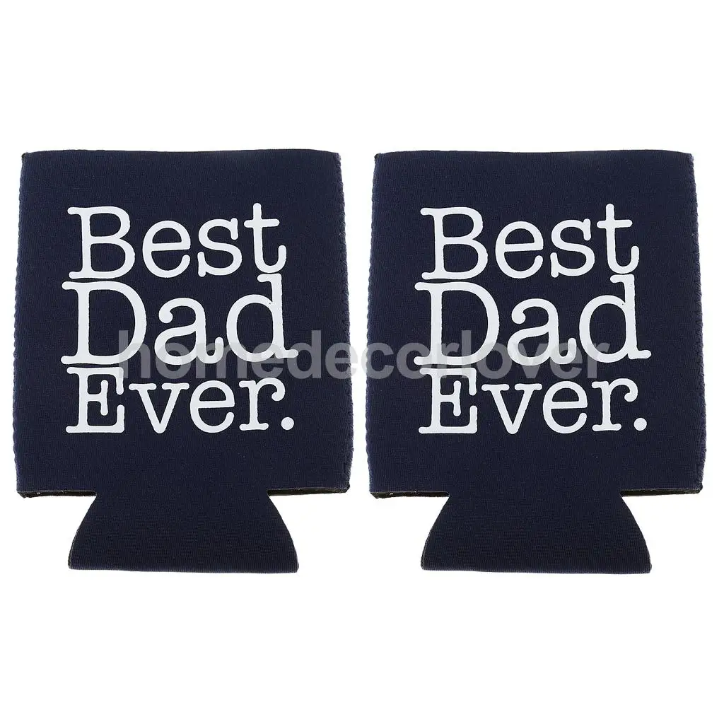 6 шт. держатели для пивных банок BEST DAD EVER Blue Декор идеальный подарок на день отца |
