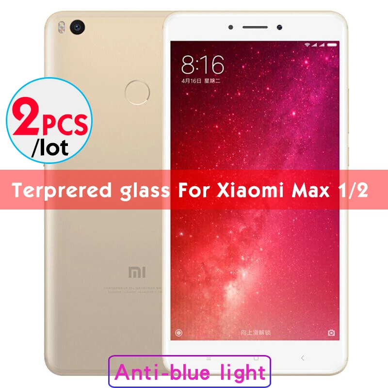 2 шт./лот закаленное Стекло для xiaomi mi на возраст 6, 8, 9, SE lite mi x max 2 3 Экран протектор для xiaomi 8 lite mi 9 A2 lite с защитой от УФ-излучения - Цвет: for xiaomi max2
