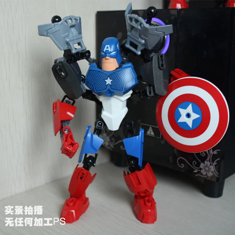 XINTOCH Marvel модель Мстителей строительные блоки игрушки Бэтмен Железный человек сборки фигурки ABS подарок для детей Прямая поставка
