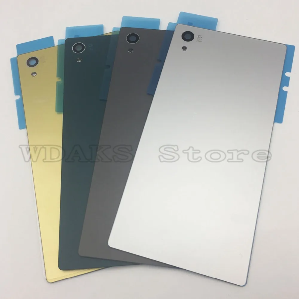 AAA + Матовый для Sony Xperia Z5 E6603 E6633 E6653 E6683 Задняя стеклянная крышка батарейного отсека