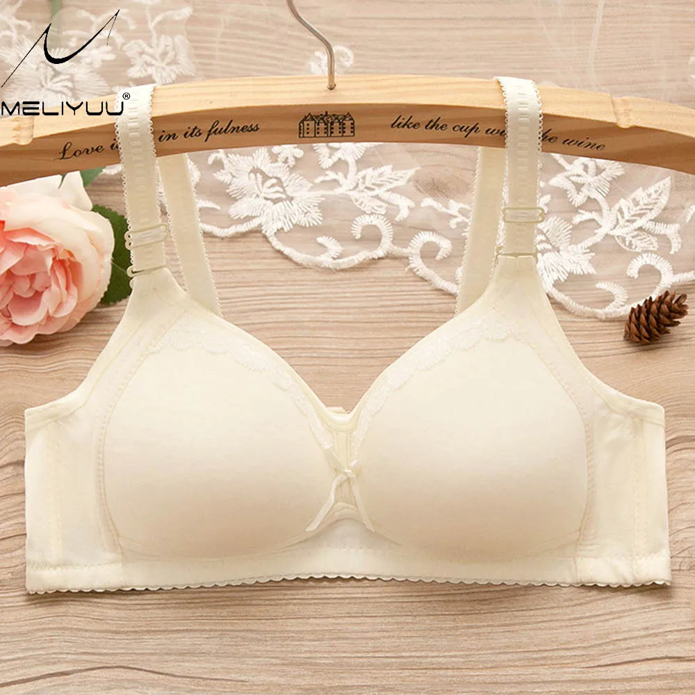 Бюстгальтер без косточек с регулируемыми бретелями однотонный|underwear bra|girls underwear
