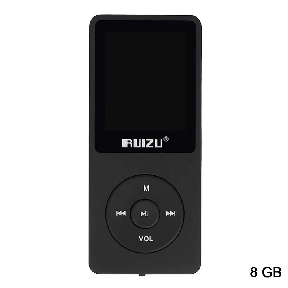 Музыкальный плеер RUIZU X02 1 8 дюймовый TFT экран Hi Fi ГБ MP3/4 FM рекордер высокое