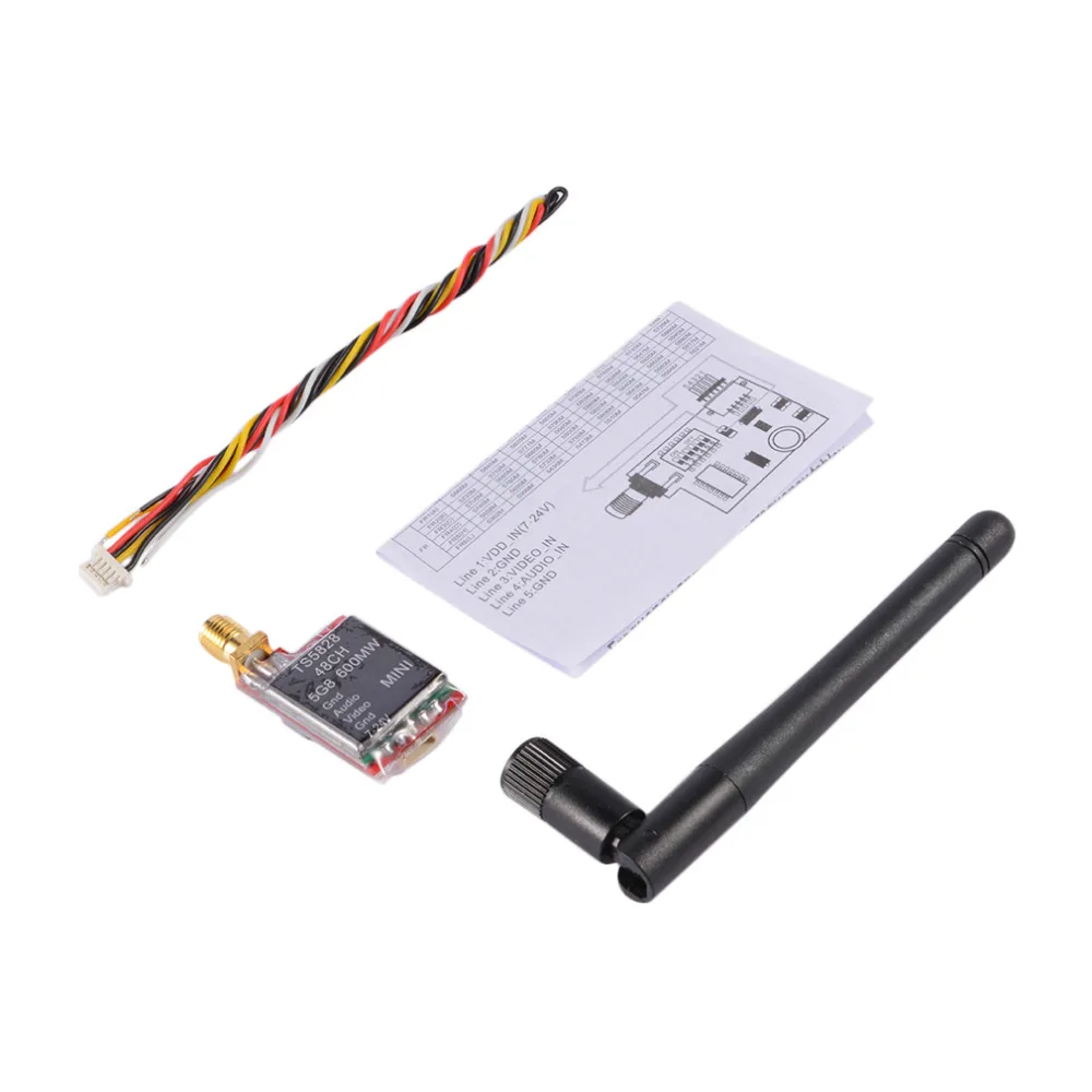 TS5828 5 8G 600MW 48CH мини легкий AV Аудио Видео беспроводной передатчик для Дронов RC Racer