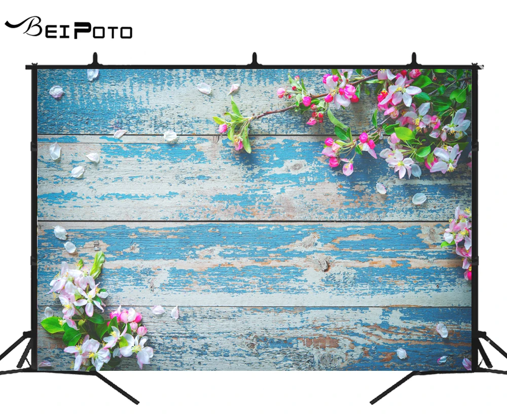 BEIPOTO деревянная доска цветок лепесток день рождения фотосессия фотография Фон