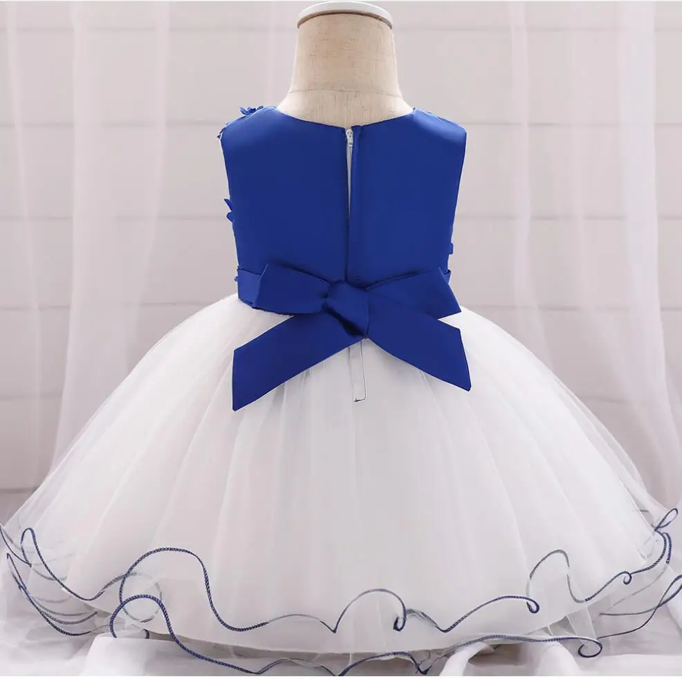 Vestidos/платье для маленьких девочек платья принцессы с вышивкой в виде бабочки