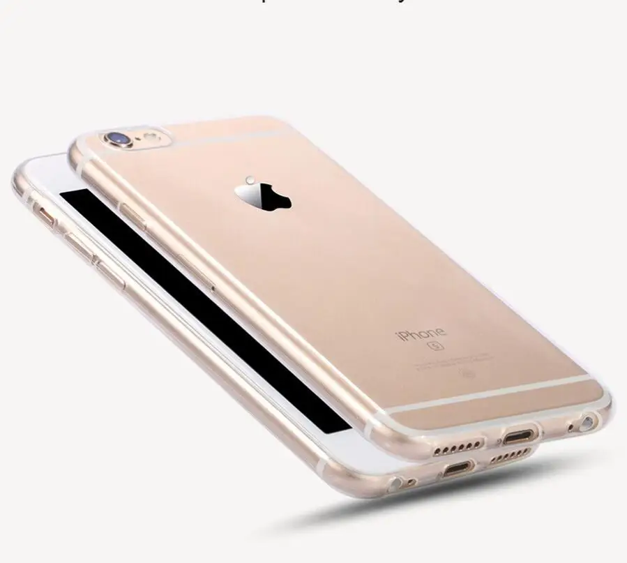Чехол для iPhone 6 прозрачный силиконовый чехол Apple iPhone6 plus 7 8 мягкий гелевый ТПУ