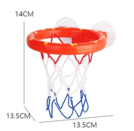 Basketball Hoop 1 шт., забавные игрушки для ванной для мальчиков, Детские Игрушки для ванны, баскетбольный обруч и шарики, набор для игр, летние игрушки для детей# TC - Цвет: Basketball Hoop