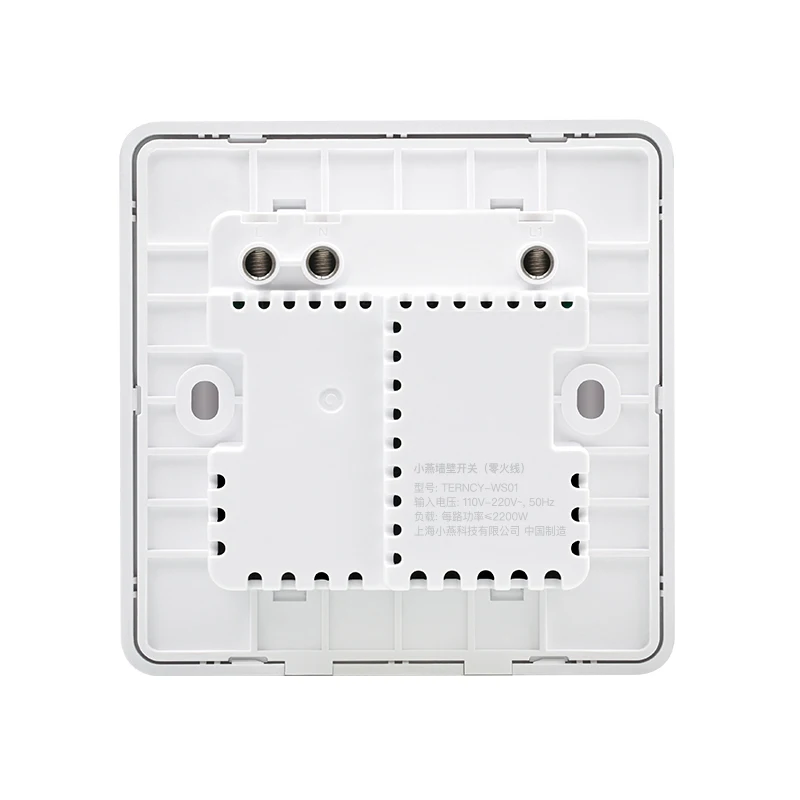 Terncy Zigbee умный настенный выключатель света 1~ 4 банды ВКЛ/ВЫКЛ Выключатель света 86x86 мм Поддержка Apple HomeKit(нужно работать с шлюзом - Комплект: 1 Gang