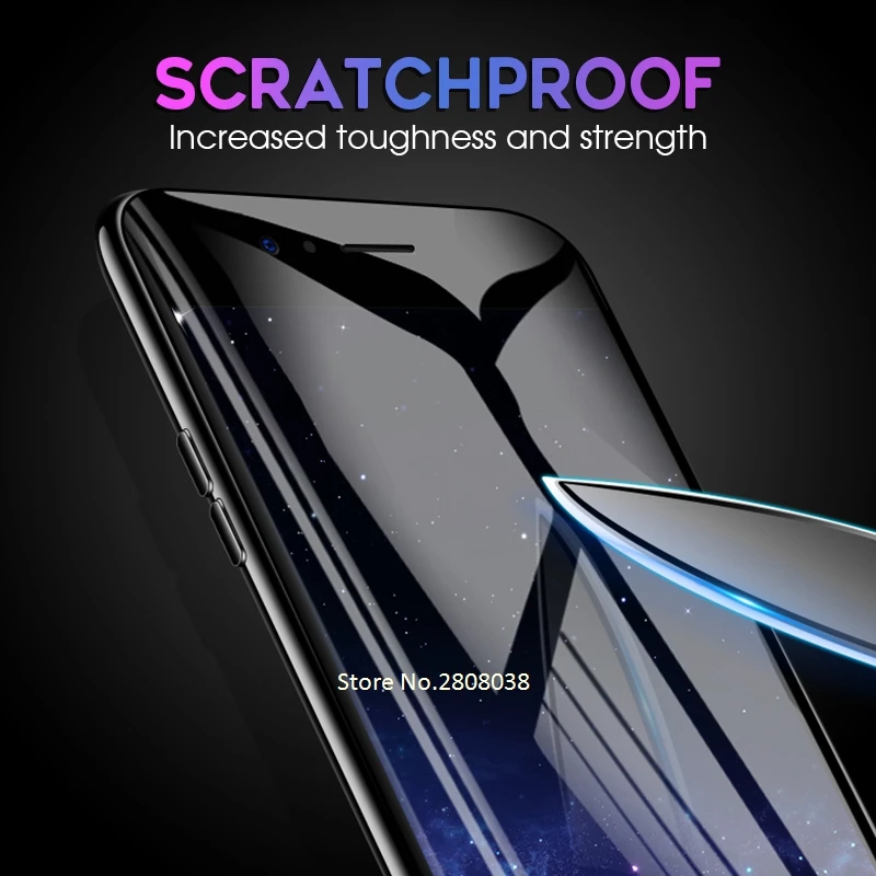 GerTong 5D Full Cover Tempered Glass For Xiaomi Mi 8 Lite SE Redmi Note 6 pro 6A Screen Protector Film Pocophone F1 | Мобильные