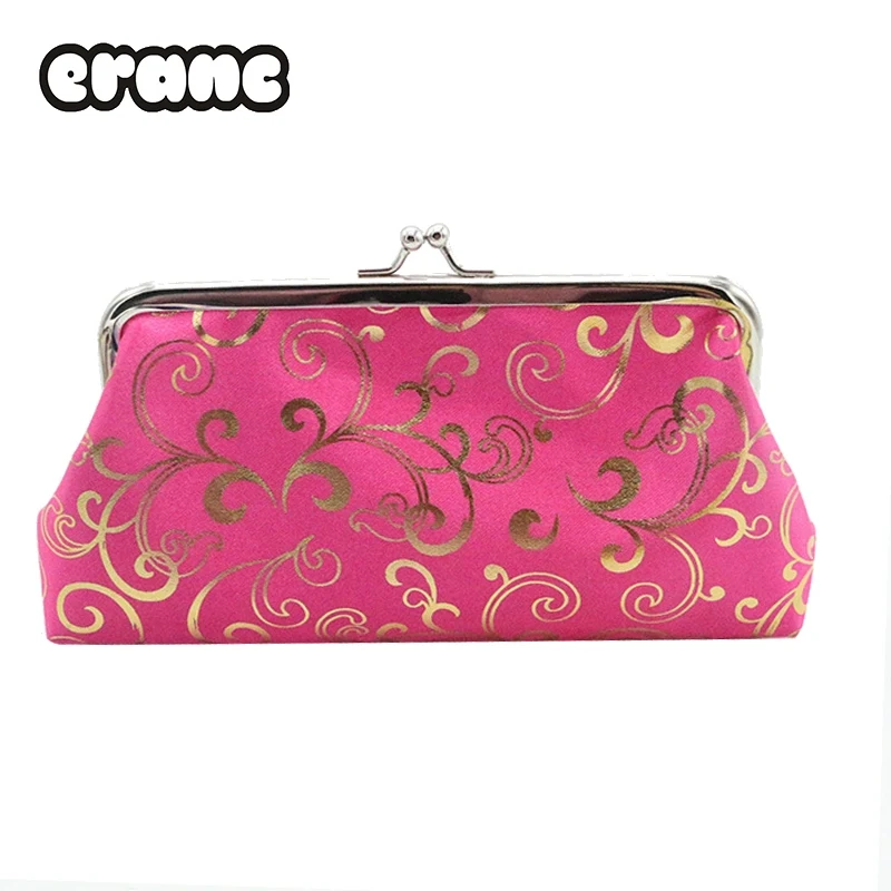 Новинка 2017 кошелек для монет Шелковый как национальный стиль ретро Дамская