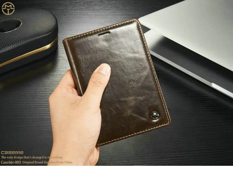 CaseMe PU кожаный чехол для Blackberry Passport 2 роскошный винтажный Бизнес Флип-Стенд кошелек чехол для телефона Coque для мужчин/женщин