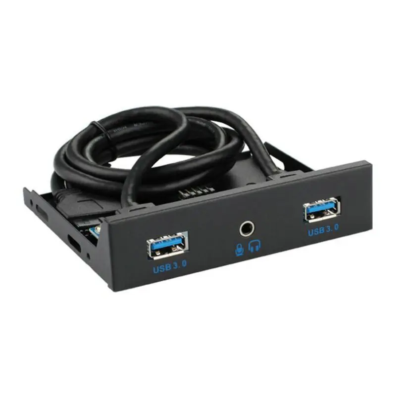 USB3.0 20Pin x 2 + аудио наушники интерфейс настольный компьютер дисковод