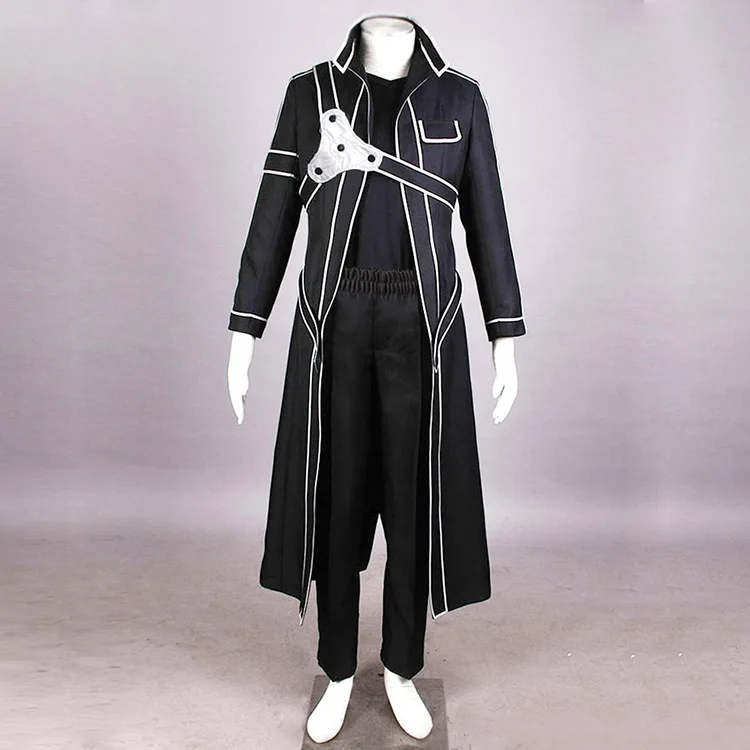 

Хит продаж; Аниме «Sword Art Online Cos Kirigaya Kazuto Kirito; Детский костюм на Хэллоуин; Мужские и женские Косплэй костюм боевой костюм