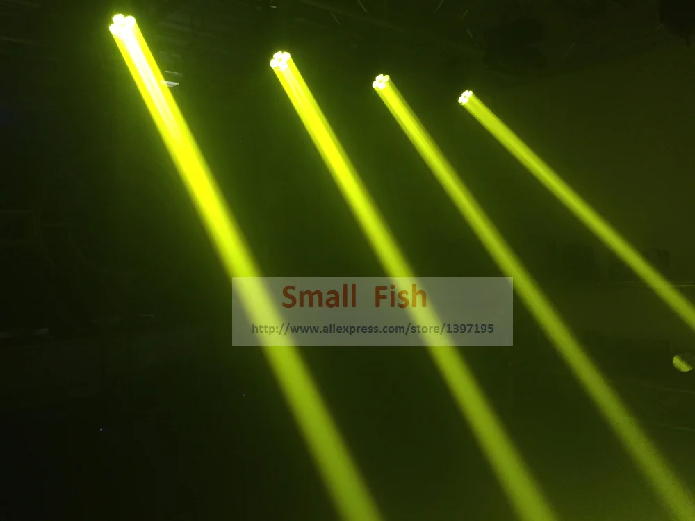 4 шт. Бесплатная доставка 60 Вт Led Moving Head Beam Spot Wash Effect Light 4x15 Супер яркое мини