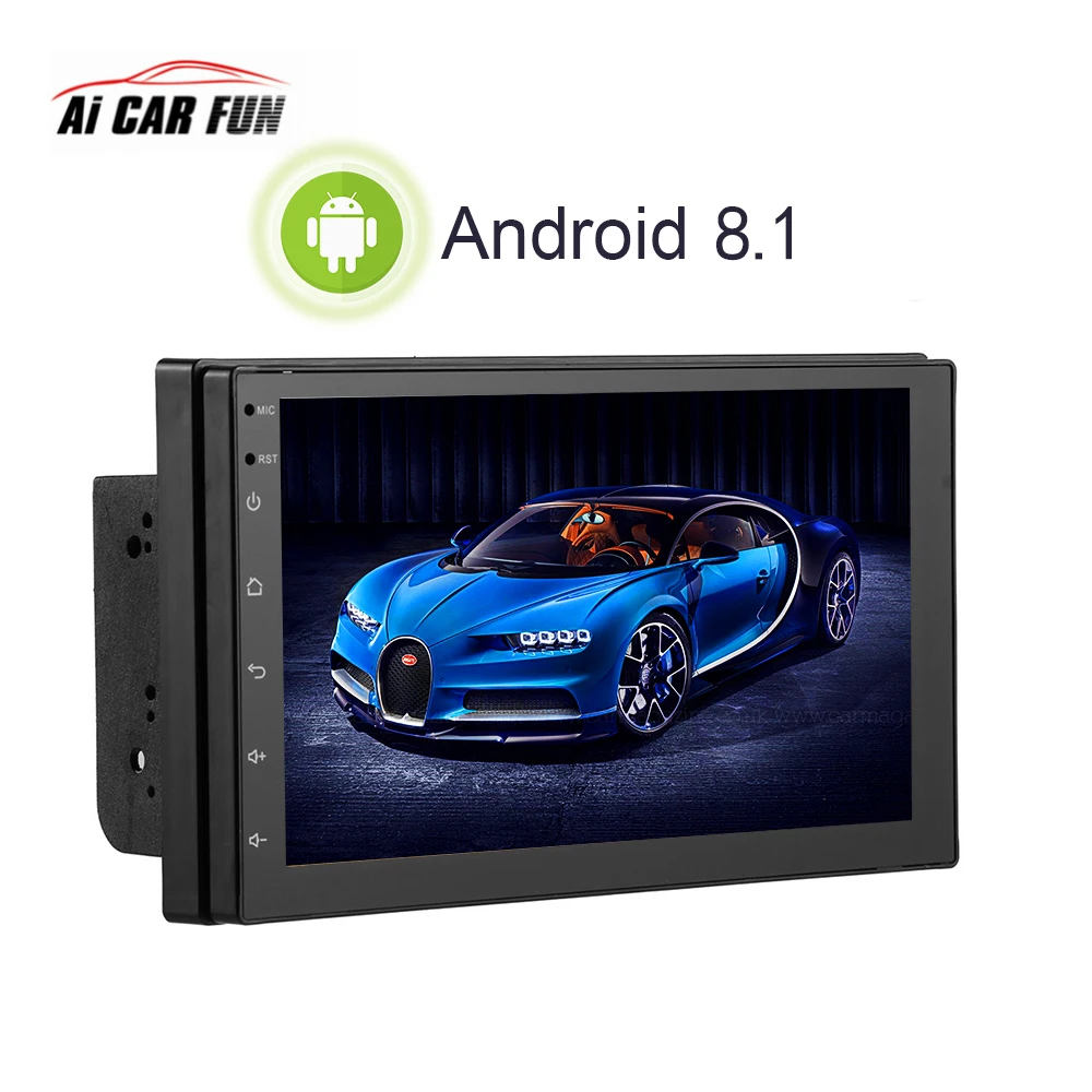 Автомагнитола 2DIN на Android 8 1 7 дюймов MP5 GPS мультимедийный плеер с камерой заднего
