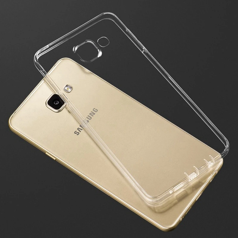 Ультратонкий Мягкий ТПУ прозрачный чехол для samsung Galaxy Note 3 4 5 8 C8 C5 C7 C9 PRO Прозрачная