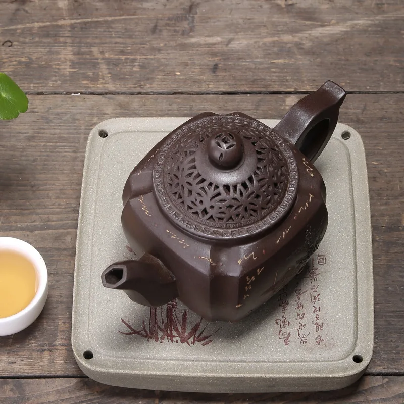 Yixing Reflux Purple Mud Pure Handmade Teaware Gift Box of Sifang Qingquan Republic | Дом и сад