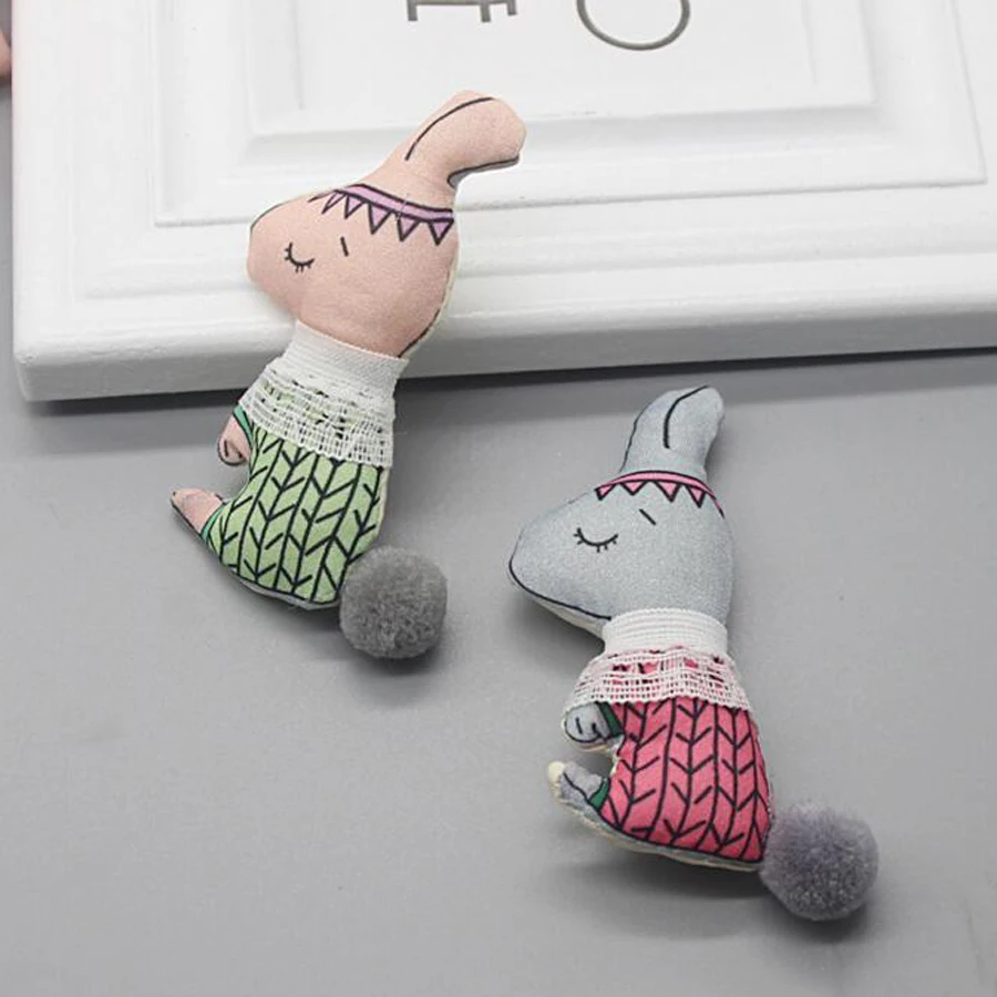 10 шт. 3D squarrel в форме ткань хвост ручной работы DIY украшения для волос брошь