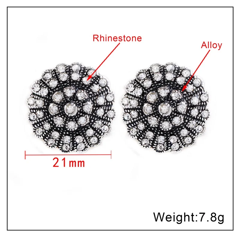 Golden retro all-drill Earrings | Украшения и аксессуары