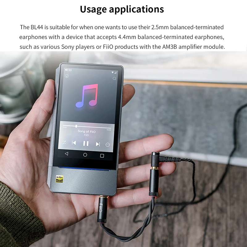 FIIO BL35 3 5 мм штекер 2 Женский сбалансированный адаптер выходной кабель для Shure/FIIO и