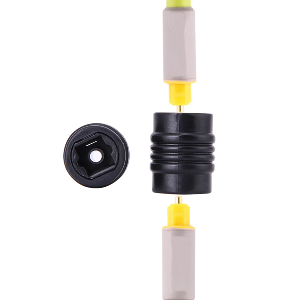 

50piece/lot Toslink Extension Coupler Adapter Digital Optical Audio Female to Female Cable Connector Socket Wholesale