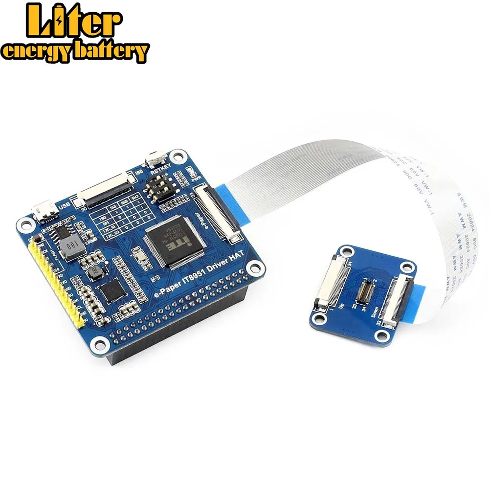 Waveshare 6 дюймов E-Ink дисплей шляпа для Raspberry Pi 800*600 it8951контроллер USB/SPI/I80/I2C интерфейс