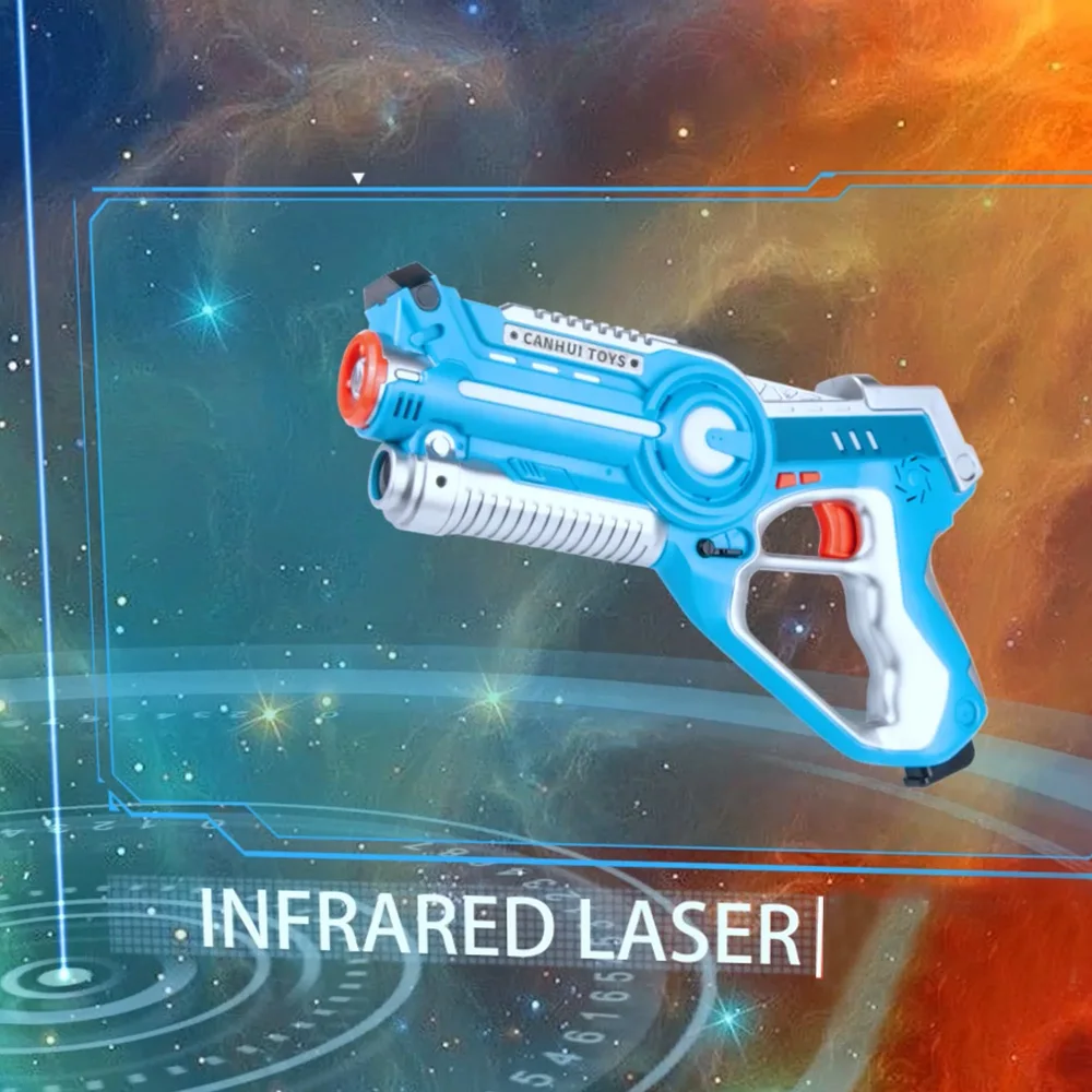 2 шт. инфракрасная Лазерная бирка Blaster лазерный Боевой набор с целевыми жилетами