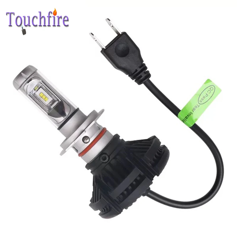 2 шт. X3H1 H3 H4 H7 H8/H11 H13 H16 9004 9005 9006 9007 зэс DC12V 6000 K(подол короче спереди и длиннее сзади) Луч Авто противотуманных фар супер яркие светодиодные лампы для автомобильных фар