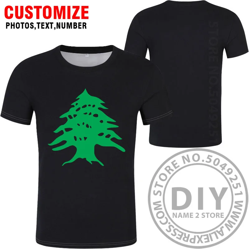 Style 1 LEBANON t shirt diy пользовательская именная футболка lbn nation flag lb arabic arab lebanan Страна Печать фото одежда - Цвет: Style 1