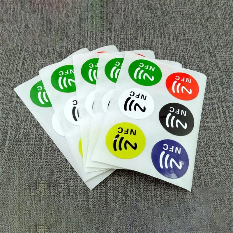 Наклейки Nfc s 13 56 МГц наклейка Клейкая Этикетка Rfid Совместимость с телефоном| |