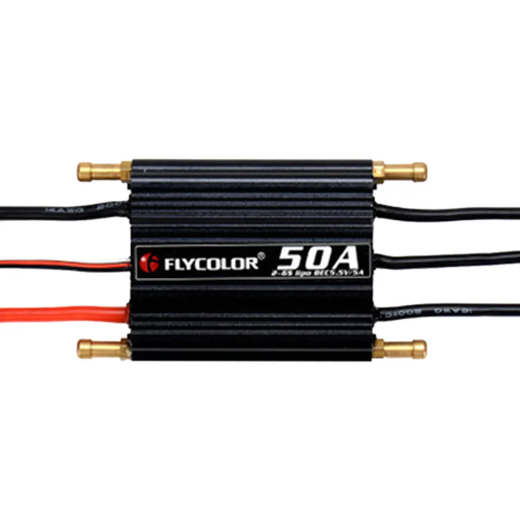 Бесщеточный двигатель HIINST 2-4S 2862-2800KV с водяным охлаждением + 50A ESC для