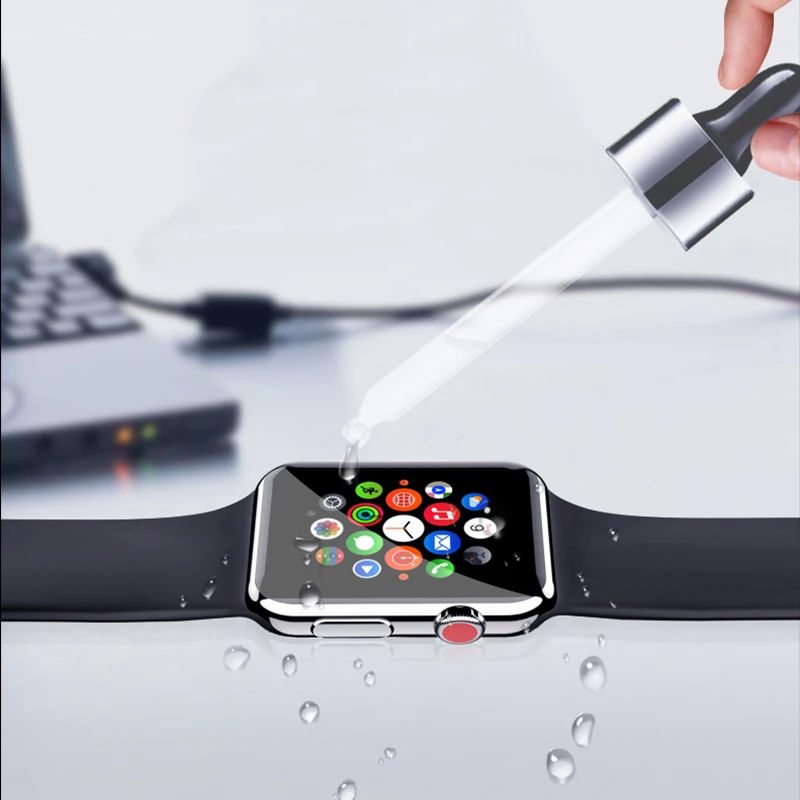Защитная пленка 10D с полным покрытием для iWatch 1/2/3/4 1/2 шт.|Защитные стёкла и плёнки
