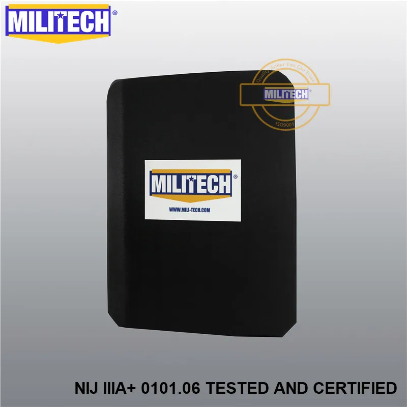 

MILITECH NIJ IIIA+ Lvl 3A Rated Steel Bulletproof Insert NIJ Level 3A Bulletproof Backpack Panel Student Bag Bullet Proof Panel