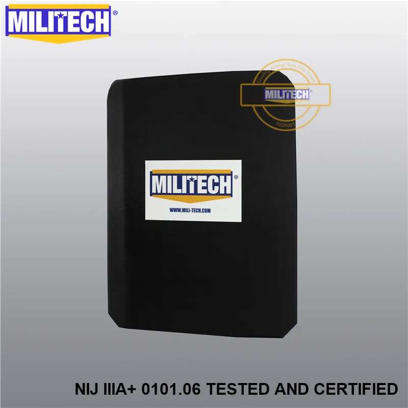 MILITECH NIJ IIIA + Lvl 3A Номинальная стальная пуленепробиваемая вставка Level панель для
