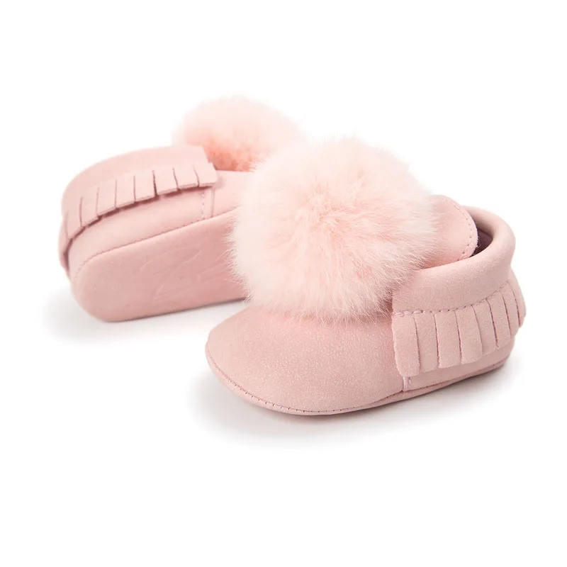 Для новорожденного мальчика девочки Детские Мокасины Мягкие Moccs, ботинки для детей ясельного возраста, для тех, кто только начинает ходить, модная одежда для малышей, с бахромой; женская обувь на плоской подошве ботинки из искусственной кожи