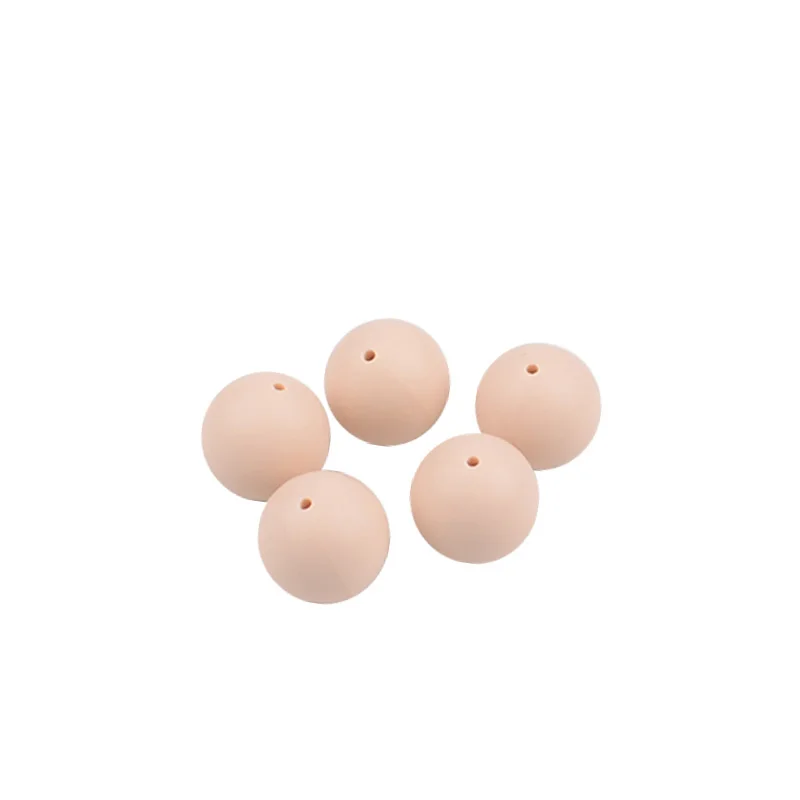 20 мм силиконовые бусины 30 шт. круглые детские для прорезывания зубов не содержит